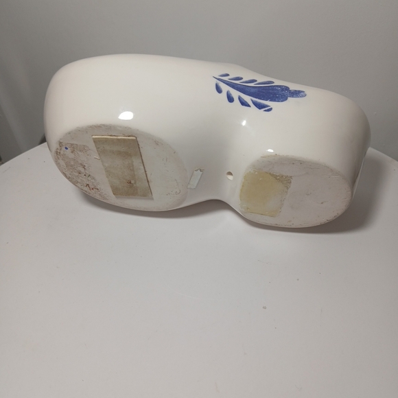 Vintage Delft Blue Holland Dutch Hand Painted Windmill Ceramic Shoe - Picture 7 of 12